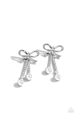 Bodacious Bow (White) Paparazzi Accessories