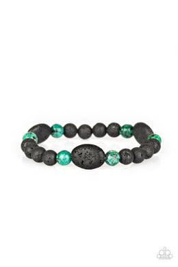 A Hundred and Zen Percent (Green) Paparazzi Accessories