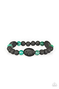 A Hundred and Zen Percent (Green) Paparazzi Accessories