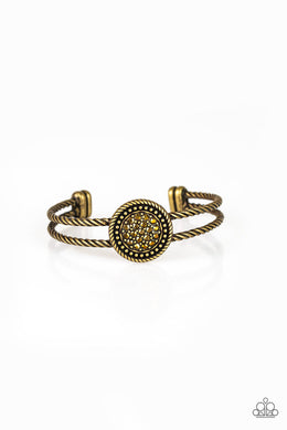 Definitely Dazzling (Brass) Paparazzi Accessories