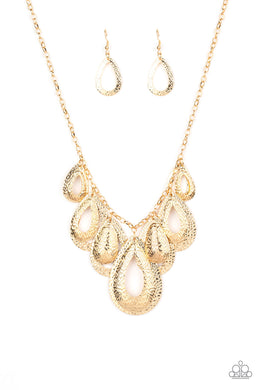 Teardrop Tempest (Gold) Paparazzi Accessories