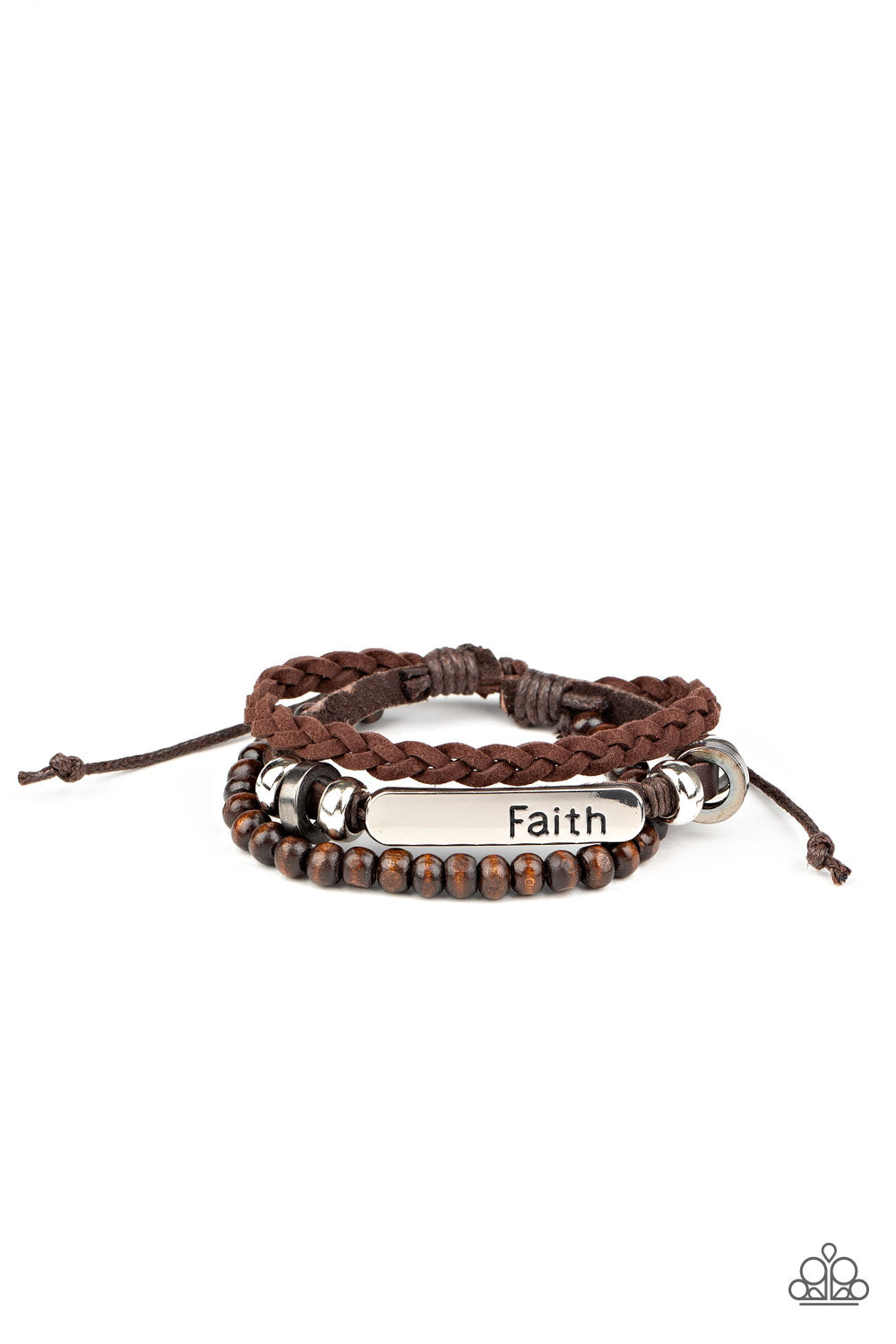 Let Faith Be Your Guide (Brown) Paparazzi Accessories