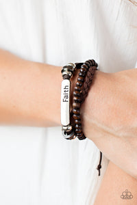 Let Faith Be Your Guide (Brown) Paparazzi Accessories