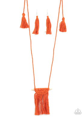 Between You and MACRAME (Orange) Paparazzi Accessories