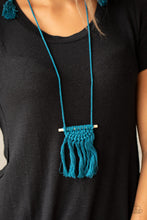 Load image into Gallery viewer, Between You and MACRAME (Blue) Paparazzi Accessories