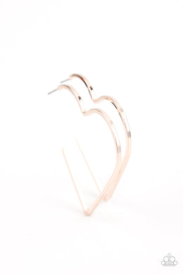 I HEART a Rumor (Rose Gold) Paparazzi Accessories