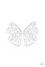 Load image into Gallery viewer, Butterfly Frills (Silver) Paparazzi Accessories