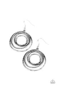 Spiraling Out of Control (Silver) Paparazzi Accessories