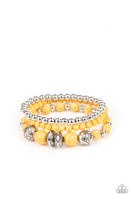 Desert Blossom (Yellow) Paparazzi Accessories