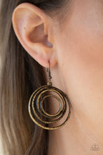 Load image into Gallery viewer, Spiraling Out of Control (Brass) Paparazzi Accessories