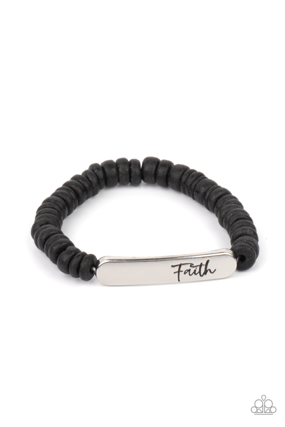 Full Faith (Black) Paparazzi Accessories