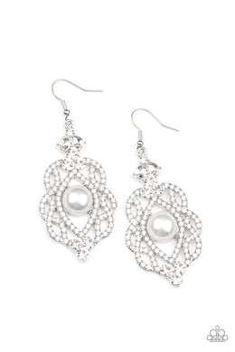 Rhinestone Renaissance (White) Paparazzi Accessories