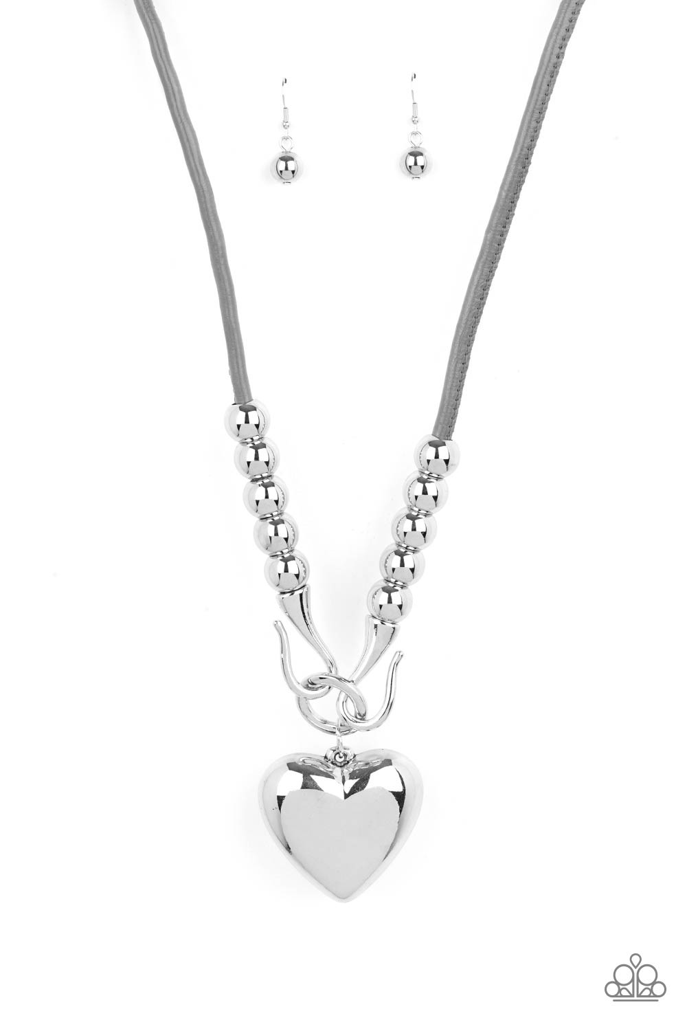 Forbidden Love (Silver) Paparazzi Accessories