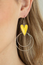 Load image into Gallery viewer, Happily Ever Hearts (Yellow) Paparazzi Accessories