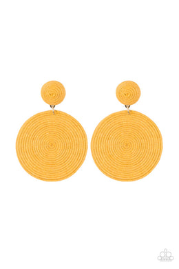 Circulate The Room (Yellow) Paparazzi Accessories