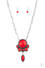 Load image into Gallery viewer, Geographically Gorgeous (Red) Paparazzi Accessories