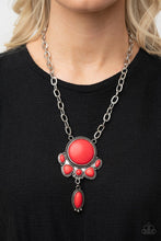 Load image into Gallery viewer, Geographically Gorgeous (Red) Paparazzi Accessories