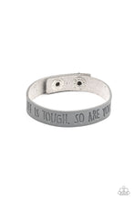 Load image into Gallery viewer, Life is Tough (Silver) Paparazzi Accessories