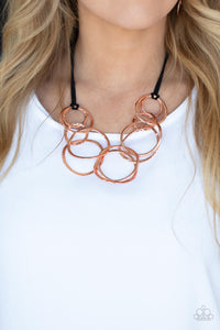 Spiraling Out of COUTURE (Copper) Paparazzi Accessories