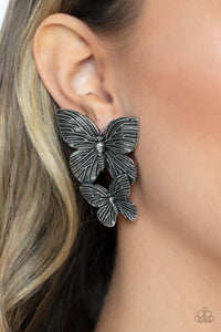 Blushing Butterflies (Silver) Paparazzi Accessories