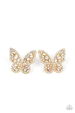 Smooth Like FLUTTER (Gold) Paparazzi Accessories