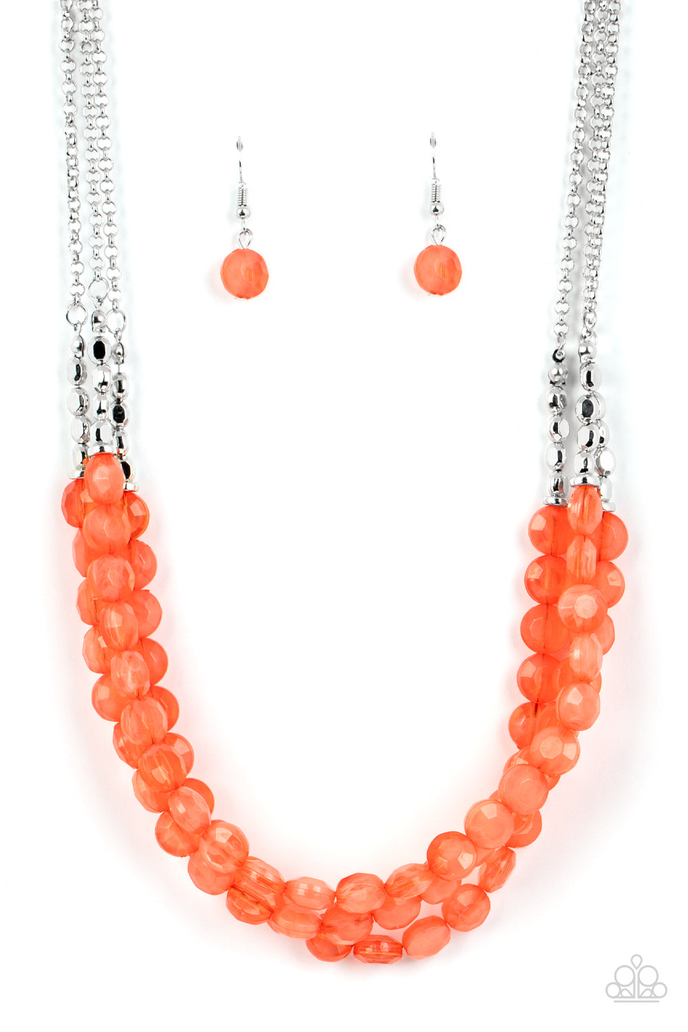 Pacific Picnic (Orange) Paparazzi Accessories