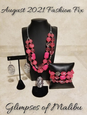 Glimpses of Malibu - Aug. 2021 (Pink) Paparazzi Accessories