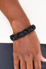 Load image into Gallery viewer, Dont WEAVE Me Hanging (Black) Paparazzi Accessories