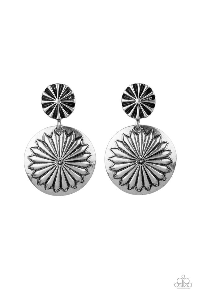 Fierce Florals (Silver) Paparazzi Accessories