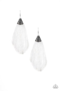 Tassel Temptress (White) Paparazzi Accessories