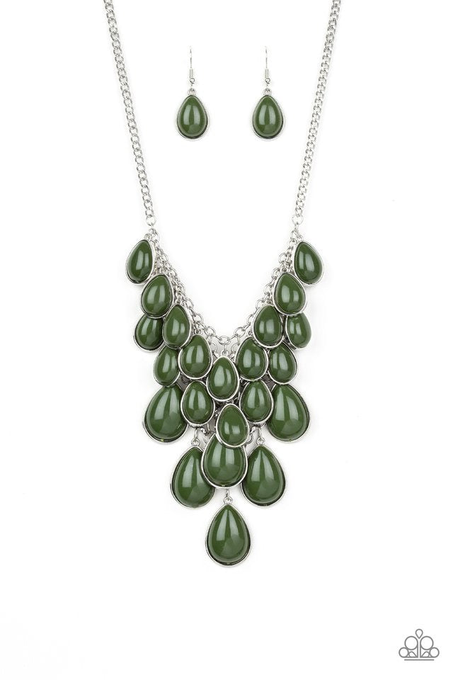 Shop til you TEARDROP (Green) Paparazzi Accessories