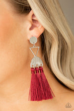 Load image into Gallery viewer, Tassel Trippin (Red) Paparazzi Accessories