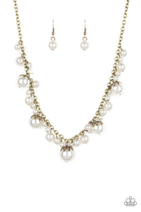 Uptown Pearls (Brass) Paparazzi Accessories