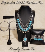 Load image into Gallery viewer, Simply Santa Fe - Sept. 2022 (Blue) Paparazzi Accessories