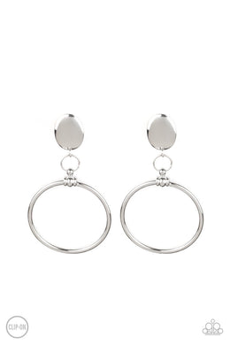 Jumping Through Hoops (Silver) Paparazzi Accessories