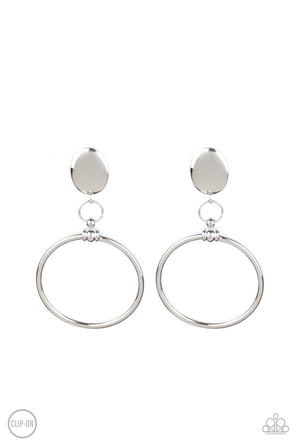 Jumping Through Hoops (Silver) Paparazzi Accessories